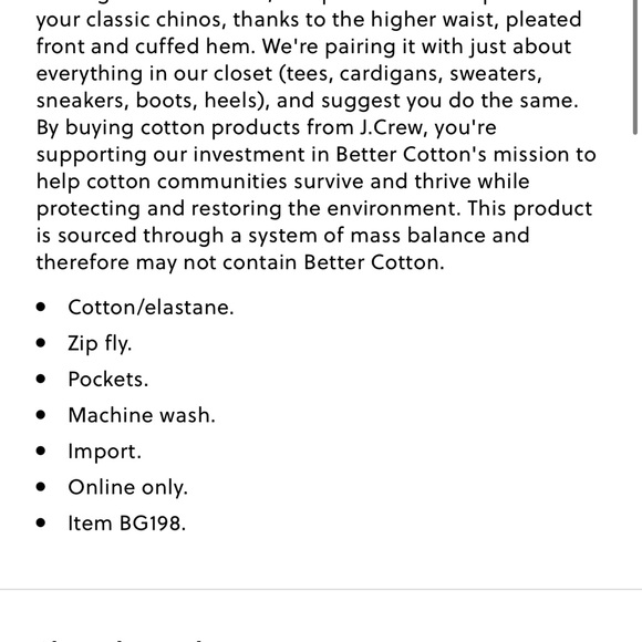 NWT Jcrew Pleated Chino Pant - Navy - 6 - Picture 3 of 6